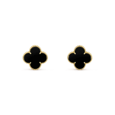 Magic Alhambra Earrings Black - Lux Studios