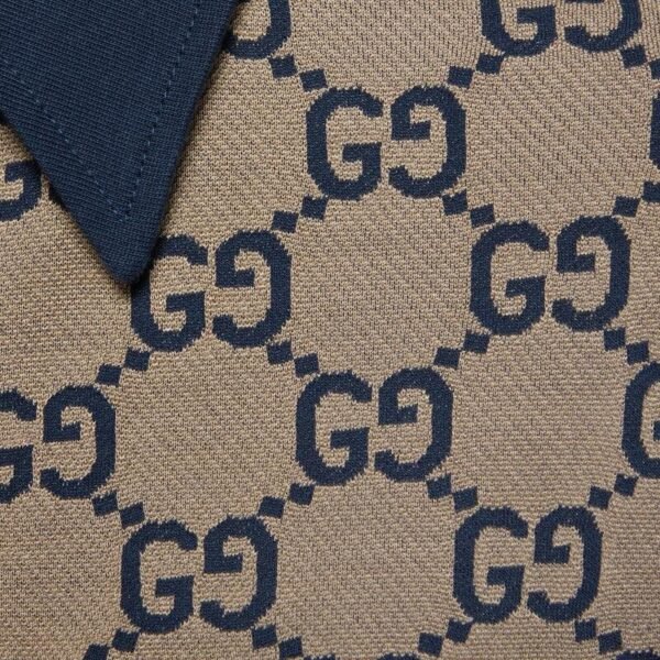 Maxi GG silk cotton polo - Lux Studios
