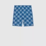 Nylon equestrian print swim shorts - Lux Studios