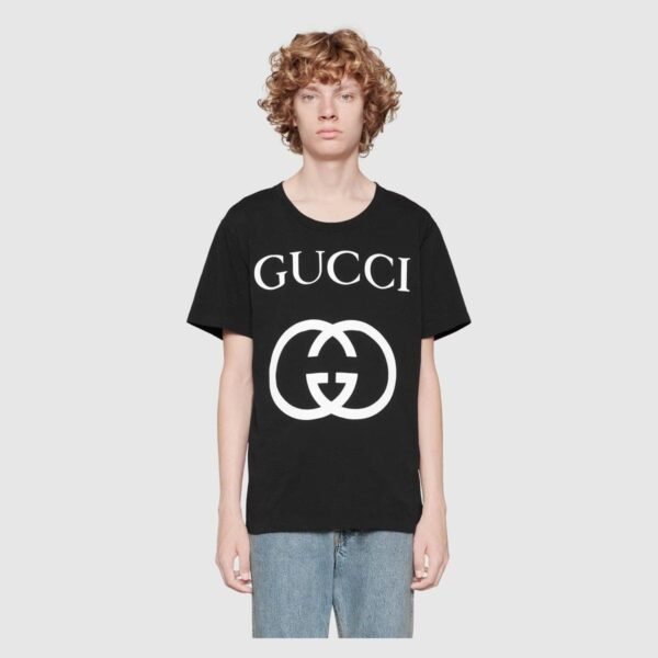 Oversize T-shirt with Interlocking G - Lux Studios