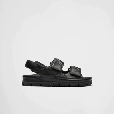 Padded nappa leather sandals - Lux Studios