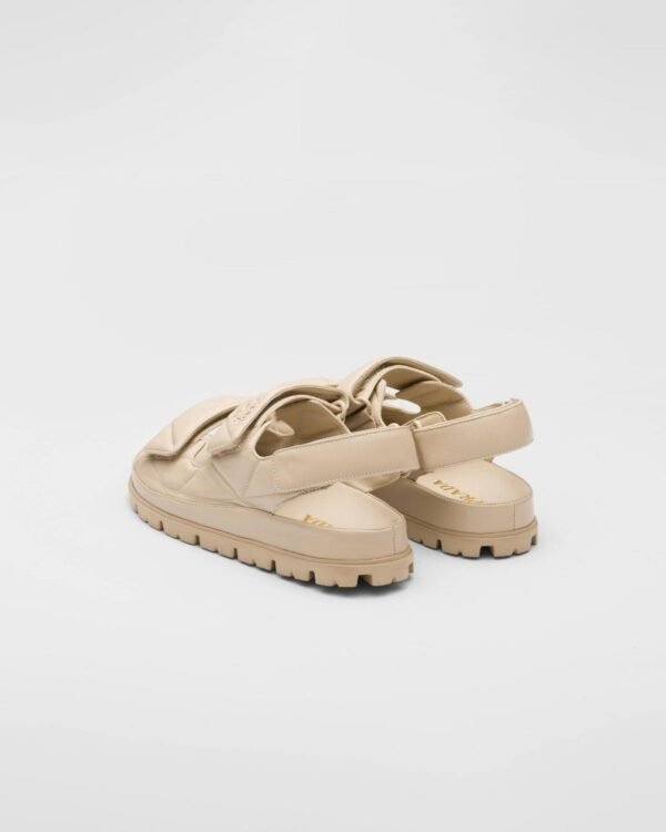 Padded nappa leather sandals - Lux Studios