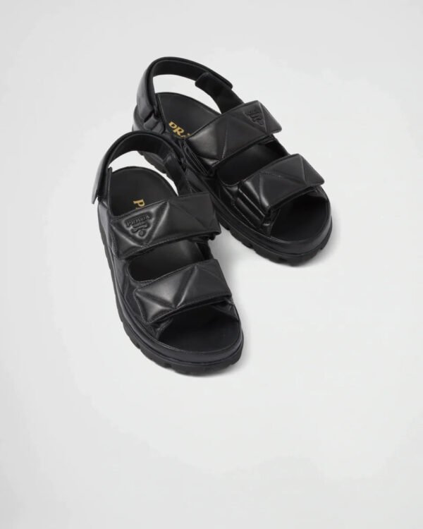 Padded nappa leather sandals - Lux Studios