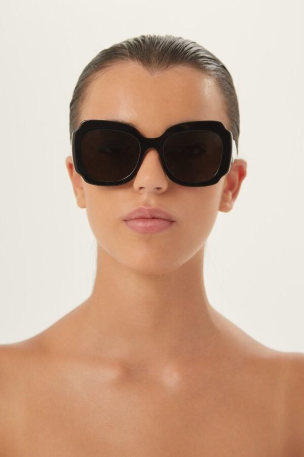 Prada butterfly black and white sunglasses - Lux Studios
