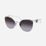Prada cat-eye silver sunglasses Catwalk - Lux Studios