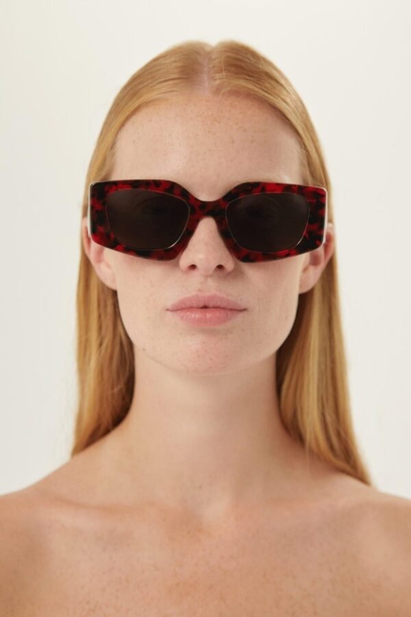 Prada colored havana geometrical sunglasses - Lux Studios