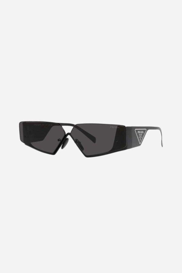 Prada flat top black sunglasses man Catwalk - Lux Studios