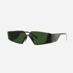 Prada flat top green sunglasses man Catwalk - Lux Studios
