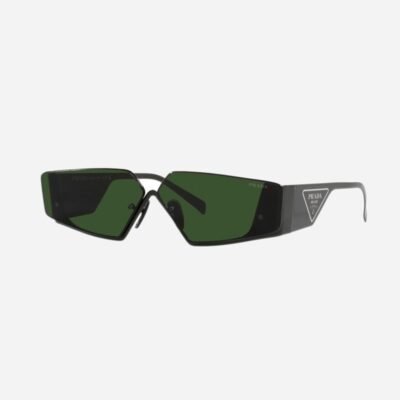 Prada flat top green sunglasses man Catwalk - Lux Studios