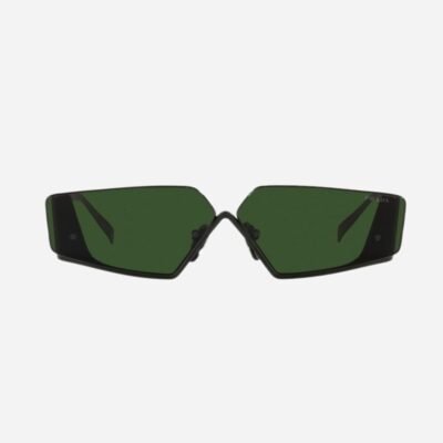 Prada flat top green sunglasses man Catwalk - Lux Studios