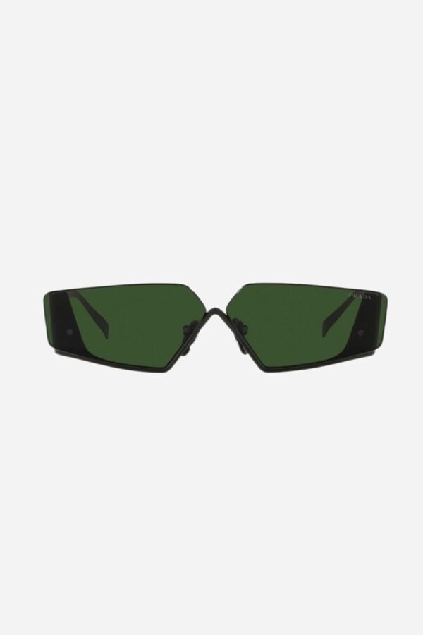 Prada flat top green sunglasses man Catwalk - Lux Studios