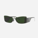 Prada flat top green sunglasses women Catwalk - Lux Studios