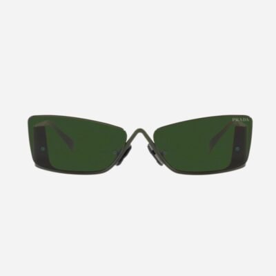 Prada flat top green sunglasses women Catwalk - Lux Studios