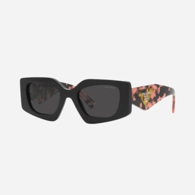 Prada geometrical black sunglasses - Lux Studios