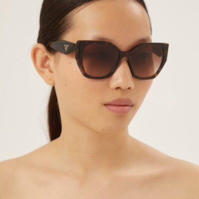 Prada havana butterfly shape sunglasses Catwalk - Lux Studios