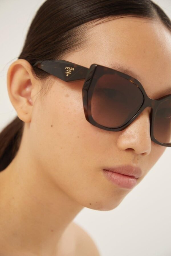 Prada havana butterfly shape sunglasses Catwalk - Lux Studios