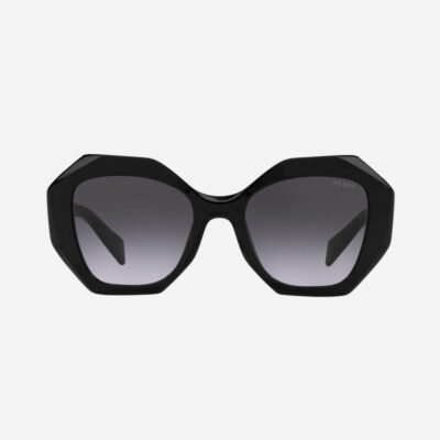 Prada hexagonal black sunglasses - Lux Studios