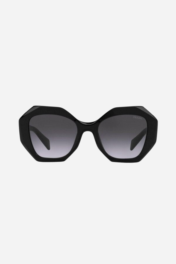 Prada hexagonal black sunglasses - Lux Studios