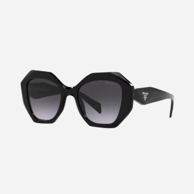Prada hexagonal black sunglasses - Lux Studios