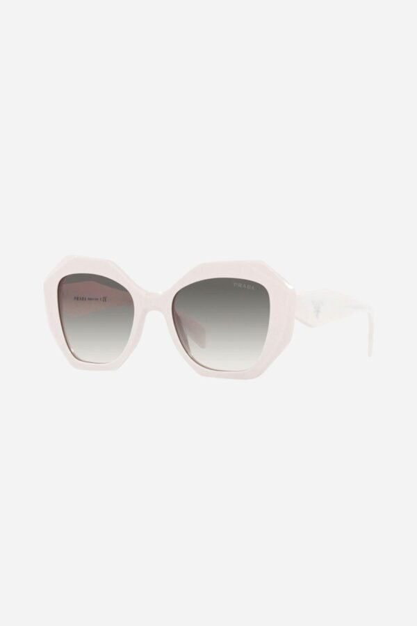 Prada hexagonal white sunglasses - Lux Studios