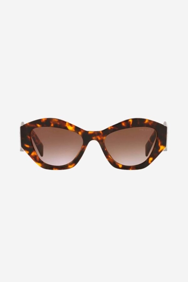 Prada oval sunglasses featuring iconic logo - Lux Studios