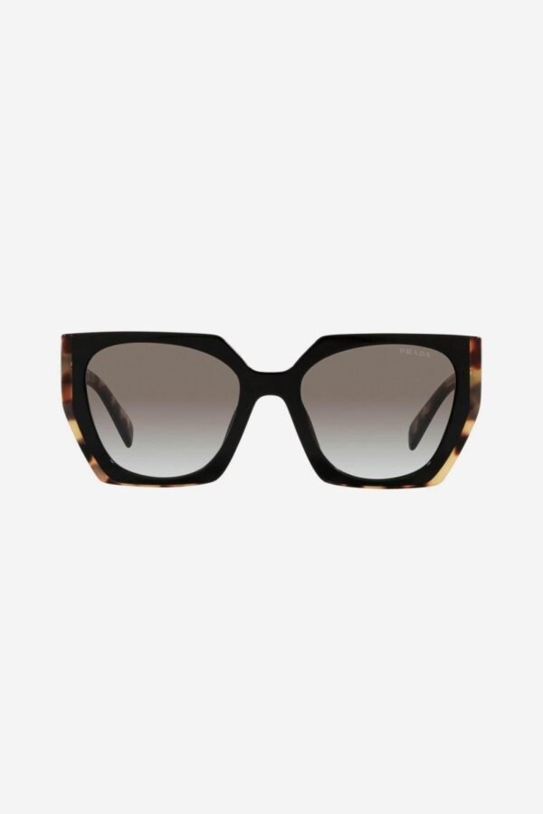 Prada oversized cat eye black and havana sunglasses - Lux Studios