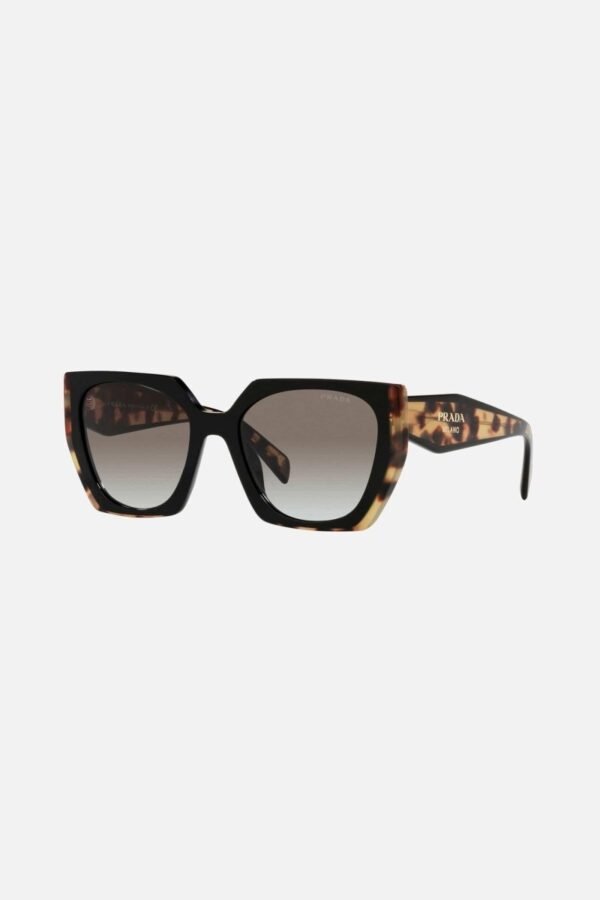 Prada oversized cat eye black and havana sunglasses - Lux Studios