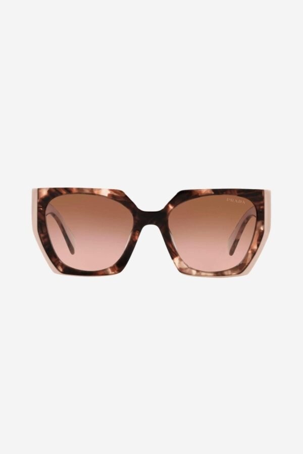 Prada oversized cat eye havana and ivory sunglasses - Lux Studios