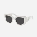 Prada PR14ZS white butterfly shape sunglasses - Lux Studios