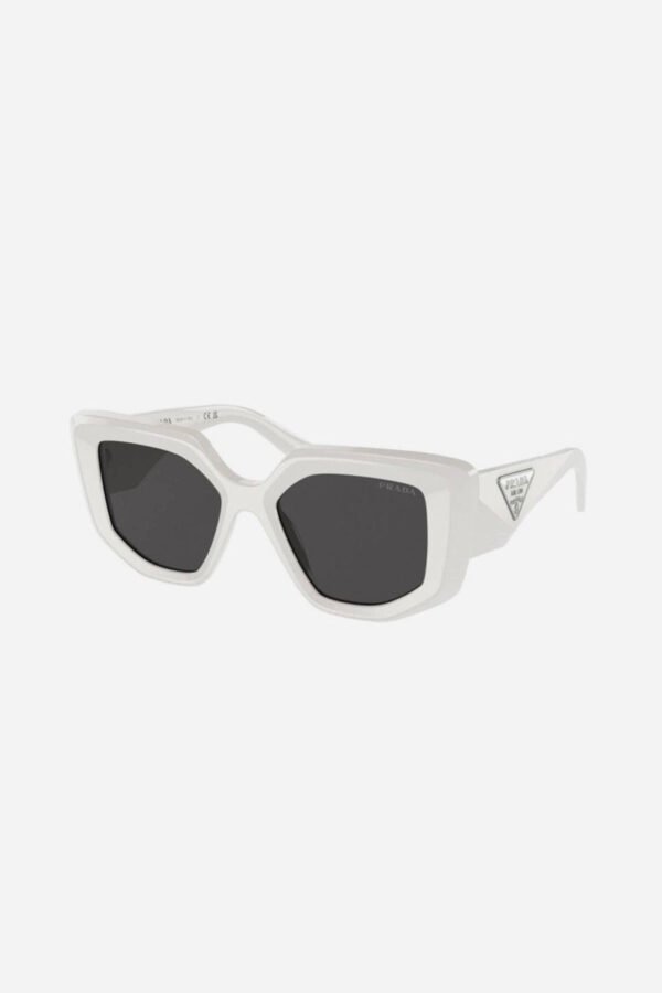 Prada PR14ZS white butterfly shape sunglasses - Lux Studios
