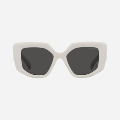 Prada PR14ZS white butterfly shape sunglasses - Lux Studios