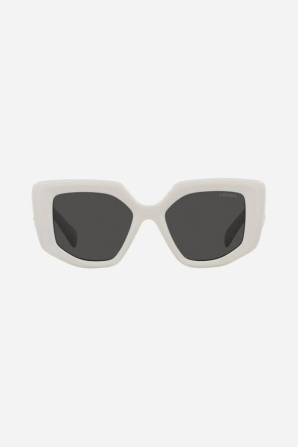 Prada PR14ZS white butterfly shape sunglasses - Lux Studios