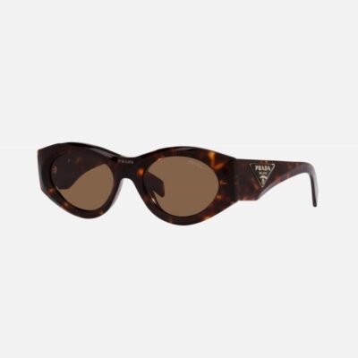 Prada PR20ZS havana bold oval sunglasses - Lux Studios
