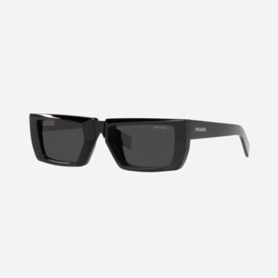 Prada runway squared black sunglasses - Lux Studios