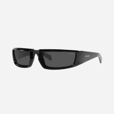Prada runway wrap around black sunglasses - Lux Studios