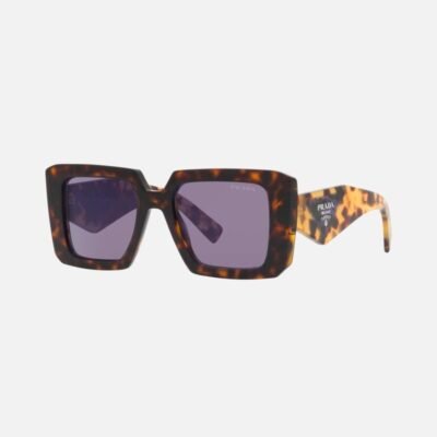 Prada squared colored havana sunglasses - Lux Studios