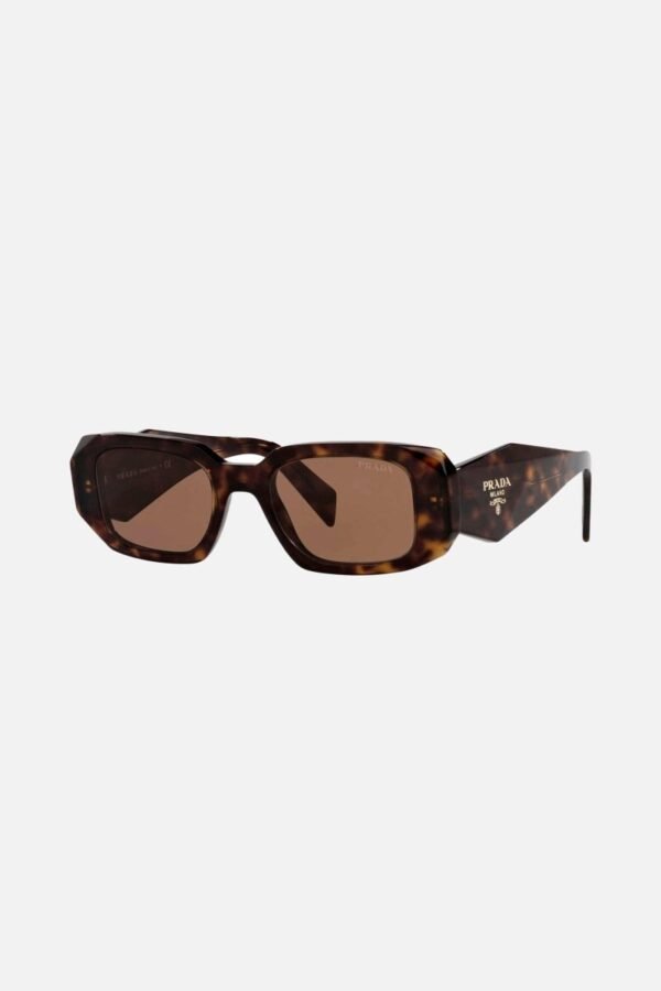 Prada symbol havana oval sunglasses - Lux Studios