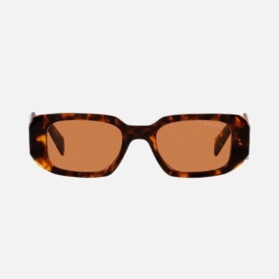 Prada symbol honey oval sunglasses - Lux Studios