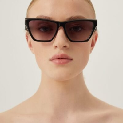 PRE ORDER Avail. 24th June -Saint Laurent black cat eye sunglasses - Lux Studios