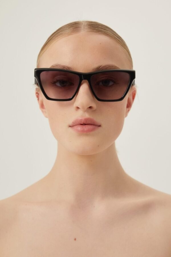 PRE ORDER Avail. 24th June -Saint Laurent black cat eye sunglasses - Lux Studios