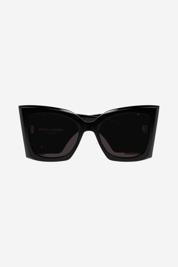 PRE ORDER Avail. July 23 -Saint Laurent blaze SL M119 cat-eye black sunglasses - Lux Studios