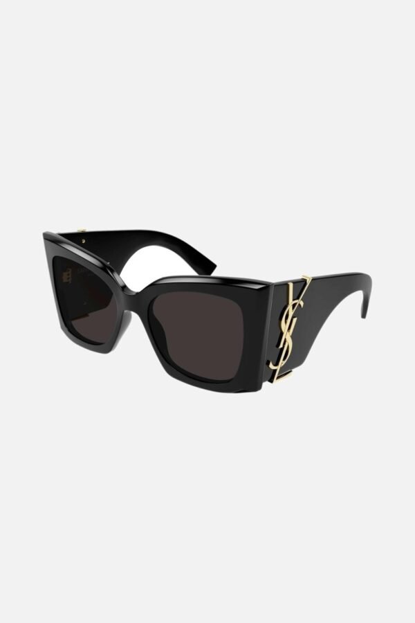 PRE ORDER Avail. July 23 -Saint Laurent blaze SL M119 cat-eye black sunglasses - Lux Studios