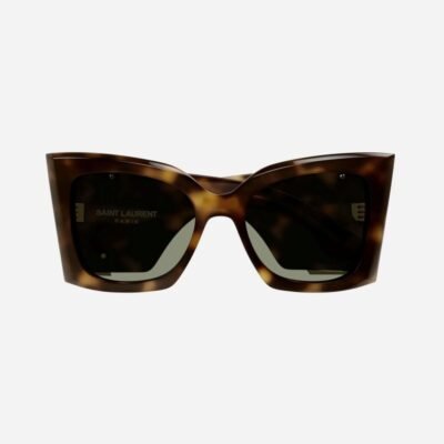 PRE ORDER Avail. July 23 -Saint Laurent blaze SL M119 cat-eye havana sunglasses - Lux Studios