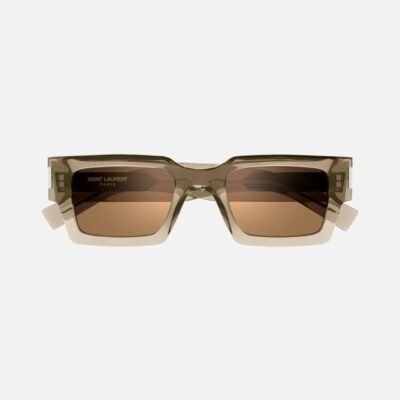 PRE ORDER Avail. July 23 - Saint Laurent bold crystal squared sunglasses - Lux Studios