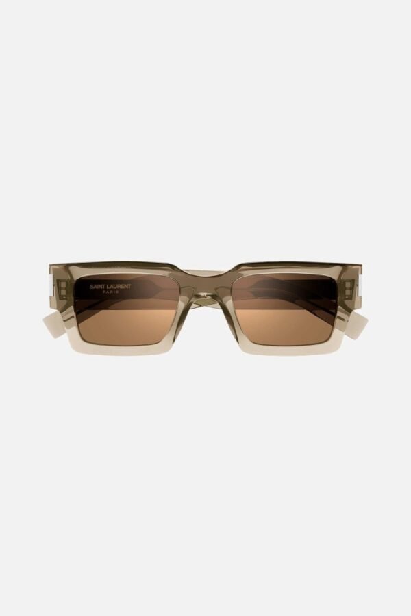 PRE ORDER Avail. July 23 - Saint Laurent bold crystal squared sunglasses - Lux Studios