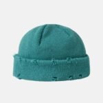 RIPPED BEANIE GREEN - Lux Studios