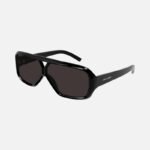 Saint Laurent acetate pilot black sunglasses - Lux Studios