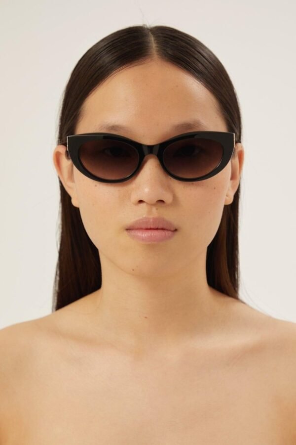 Saint Laurent almond black sunglasses - Lux Studios