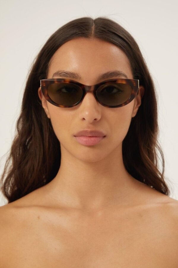 Saint Laurent almond havana sunglasses - Lux Studios