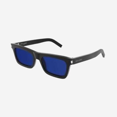 Saint Laurent angular black and blue UNISEX sunglasses - Lux Studios